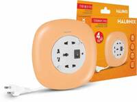 HALONIX HALONIX ADD-ON TRINY PRO EXTN. CORD 4M 3 Socket Extension Boards  (Orange, 4 m)