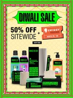 BECO: Diwali Sale 50% Off Sitewide + ₹100 Swiggy Voucher