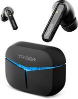 TRIGGR Kraken X3 with RGB Lights, 40ms Latency, Quad ENC, Rapid Pair, 40H Battery, v5.3 Bluetooth Headset  (Black, True Wireless)