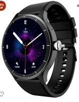 beatXP Flux 1.45" (3.6 cm) Ultra HD Display Bluetooth Calling Smart Watch, 415 * 415px, 60Hz Refresh Rate, Rotary Crown, 500 Nits, Always On Display, Health Tracking, 100+ Sports Modes (Black) 