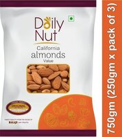 Lali Balaji DAILY NUT California Almond VALUE 750gm (250gm x pack of 3)