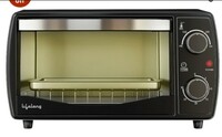 Lifelong LLOT10 10 Litres Oven, Toaster & Griller with Auto Shut Off and 30 Minute Timer, OTG Oven for Baking Cake, Pizza, Grilling and Toasting at Home (2 Years Warranty, Black) 