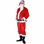Mobison Santa Claus Dress for Adults for Christmas by Mobison