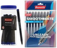 Reynolds Ball Pen & Reynolds SMOOTHMATE 10 CT PENS - Black Ball Pen