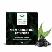 (Pack of 3,75g each) Bombay Shaving Company Charcoal and Neem Bath Soap | 