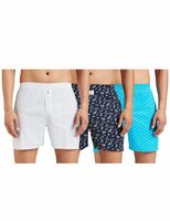 Longies Men's Cotton Printed Regular Boxer Shorts