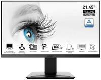MSI 21.5 inch Full HD VA Panel with Eye-Friendly Screen, Anti-glare, VESA Mountable, Display Kit Support, Tilt-Adjustable Office Monitor (MP223)  (Adaptive Sync, Response Time: 1 ms, 100 Hz Refresh Rate)