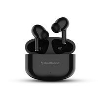 MadRabbit Soul Earbuds Alpha with Built-in Mics, 13MM Drivers Dynamic Sound with 27H Total Playtime, Auto Connect, Noise Isolation Fit with Force Sensor Control, IPX5 Water & Sweat Resistant