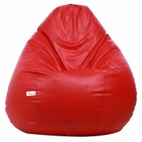 Sattva Classic Bean Bag Cover (Without Beans) XXXL Size - Red