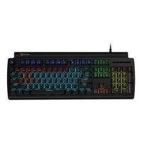 MEETION MT-MK600MX Wired Mechanical Gaming Keyboard Black, 22 Backlight Modes, 6 Brightness Levels, 12 Multimedia Shortcuts, Works with Windows XP/Vista/7/8/10/11 MAC OS X (MK600RD Black )