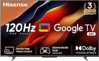 Hisense 108 cm (43 inches) Bezelless Series 4K Ultra HD Smart LED Google TV