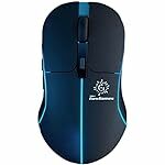 RPM Euro Games Wireless Gaming Mouse Bluetooth & 2.4 G Connect | Upto 3200 DPI | RGB Backlit | 6 Buttons | Rechargeable 500 mAh Battery