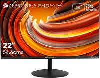 ZEBRONICS 21.5 inch Full HD IPS Panel with VGA Monitor