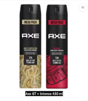 (Lowest Price) (Pack of 2) AXE Gold Temptation and Intense Deodorant Spray - For Men  (430 ml, Pack of 2)