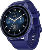 boAt Lunar Connect with ENx Technology for BT Calling & 1.28 HD Round Display Smartwatch  (Blue Strap, Free Size)