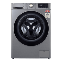 LG 10 kg 5 Star Fully Automatic Front Load Washing Machine (FHP1410Z7P.APSQEIL, Smart Diagnosis, Platinum Silver)