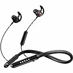 Boult Audio Curve Max Bluetooth Earphones with Longest 100H Playtime, Clear Calling ENC Mic, Dual Device Connectivity, Lowest Latency Gaming, 13mm Rich Bass Drivers Neckband Wireless Earphone (Black)