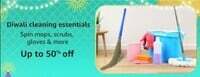 Diwali Cleaning Essentials upto 50% + Bank Offers