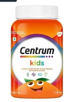 Centrum Kids, World's No.1 Multivitamin with Probiotics, Vitamin C & 11 other nutrients for Immunity, Healthy Digestion & Eye Health (Veg)- 30 Gummies 