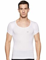 LUX VENUS Men's Solid Vest (Pack of 5)