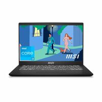 MSI Modern 15, Intel 12th Gen. i3-1215U, 40CM FHD 60Hz Laptop (8GB/512GB NVMe SSD/Windows 11 Home/Intel UHD Graphics/Classic Black/1.7Kg), B12M-613IN