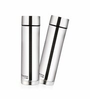Crystal - CWB-043A Capsule Stainless Steel Water Bottle -1000Ml, Silver, 2 Piece