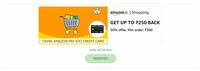 Get 50% Up to ₹250 BACK using Amazon Pay ICICI Card. Working on GV