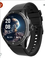 beatXP Vega Neo 1.43” AMOLED Bluetooth Calling Smartwatch with 466 * 466 Pixel, 60 Hz Refresh Rate, 500 Nits, Always on Display, Health Tracking, 100+ Sports Modes (Black Strap, 1.43) 