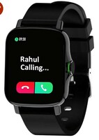  Maxima Max Pro X6 Calling Smartwatch with Premium Speaker & Mic,Accurate SpO2 Monitoring, 8 Fitness Modes,Social Media Alerts,Multiple Watch Faces,1.7" Full HD Display (400 Nits)-Black 