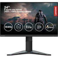 Lenovo Gaming G-Series - G24-20, 23.8 Inch (60.452 Cm) 1920 x 1080 Pixels Fhd IPS Monitor LCD [ICICI Card]