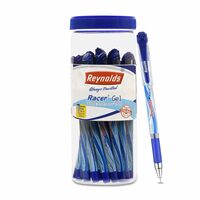 Reynolds Racer Gel Pen 20 CT JAR - BLUE 
