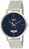 Casio Analog Blue Dial Men's Watch-MTP-B100M-2EVDF