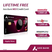 Axis Bank Lifetime Free Neo Credit Card