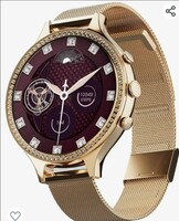 Vibez by Lifelong Jewel Smartwatch for Women, 1.32 inch HD Display, 3 Additional Straps, Bluetooth Calling, Voice Assitance, Health Tracker, Multiple Watch Faces, Quick View 