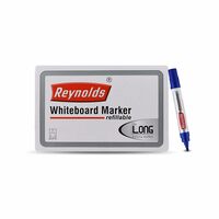 Reynolds white board bold tip point marker pen For Office and Home Use I Leak Proof white board marker with Unique Tip Stopper System - 10CT Blue - Amazon