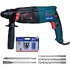 KHADIJA TIGER TGP-226 1200WATTS 26MM Reversible Rotary Hammer 3 hammer bits and 2 chisels