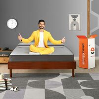 Sleepyhead Flip - Dual Sided High Density Foam Mattress with Firm & Soft Sides, (78x72x6 inches King Size)