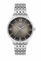 Ferro Pisa Analog Black Round Dial Men's Watch with Bracelet Strap