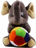 Babique Soft Toy Kids Animal Teddy Bear Birthday Gift Stuffed Soft Plush Toy Love 19 cm (Elephant)