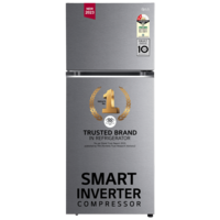 LG 380 Litres 2 Star Frost Free Double Door Refrigerator with Anti-Bacterial Gasket (GL-N412SDSY.DDSZEB, Dazzle Steel)