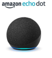 Amazon Echo Dot (4th Gen) Smart Speaker with Alexa & Bluetooth, Black Amazon