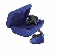 Yamaha Audio TW-ES5A True Wireless Sports in Ear Earbuds | True Sound, Bluetooth, aptX Adaptive, Secure Fit, Waterproof IPX7,Built-in Microphones for Clear Voice Calls, Blue