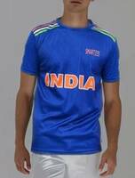 India Printed Men Blue T-Shirt