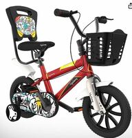 Lifelong Kids Cycle 12T with ‎Training Wheel, Mudguard for Boys and Girls|95% Assembled, Frame Size: 8"| Ideal Height : 3 ft Cycle Ideal for 2 to 5 Years (LLBC1201, Red)