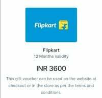 Free ₹3,600 Gift card 