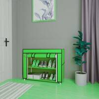 Lyzoo A2 Plastic Shoe Stand  (Green, 2 Shelves, DIY(Do-It-Yourself))