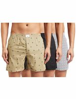 Diverse Men's Cotton Slim Boxer Shorts pack of 3
