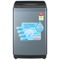 TCL 7 kg 5 Star Fully Automatic Top Load Washing Machine (F103, F3070TLG, Water Blow Pulsator, Dark Grey)