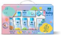 Parachute Advansed Baby Care Gift Set, Perfect baby gift box for newborn baby, Baby Safe Toy,Medium  (Blue)