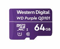 Western Digital WD Purple 64GB Surveillance and Security Camera Memory Card for CCTV & WiFi Cameras (WDD064G1P0C)